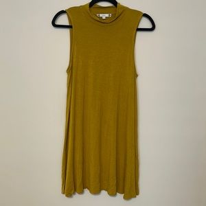 Iris olive green sleeveless dress